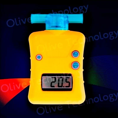 Oxygen Flow Meter,portable Oxygen Analyzer,portable Gas Analyzer 0-100 Vol% 75~125kpa 0.1 Vol% Olv-plus 122x78x40(mm)