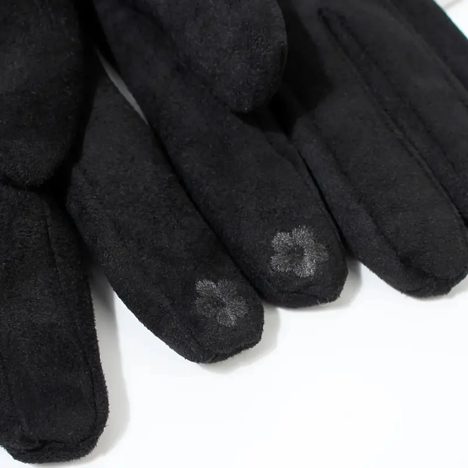 Warm Suede Winter Gloves for Women - Touch Screen Outdoor Riding Gloves, Stay Cozy this Winter! Face paint stencils Henna black