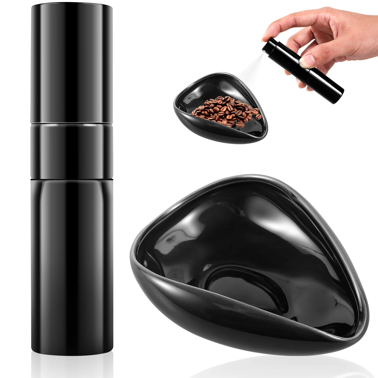 

Чашка для дозирования кофейных зерен и набор распылителей Чашка для дозирования кофейных зерен с одной дозой Керамический лоток для дозирования кофе Сосуд для дозирования кофе