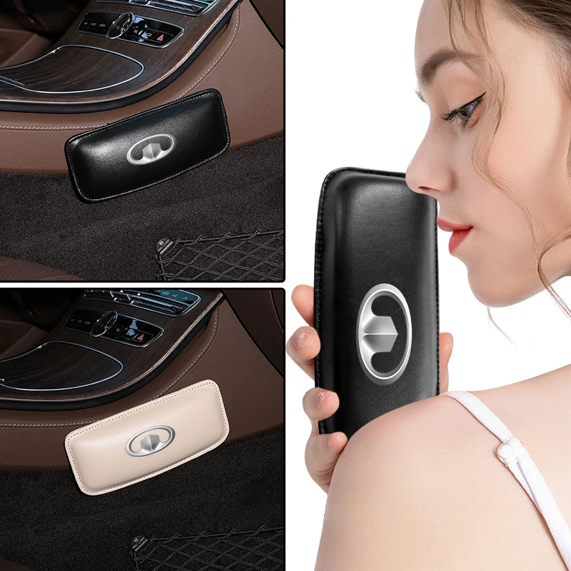 

Car Leather Knee Pad Inside Knee Cushion Comfortable Elastic Cushion For Great Wall C30 C50 C70 Ling Ao Trendy CHCO11 M1 M2 M4