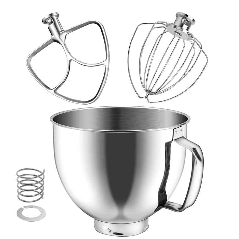 

AC93-For Kitchenaid 4.5-5QT Stainless Steel Bowl Forkitchenaid Kitchenaid Accessories