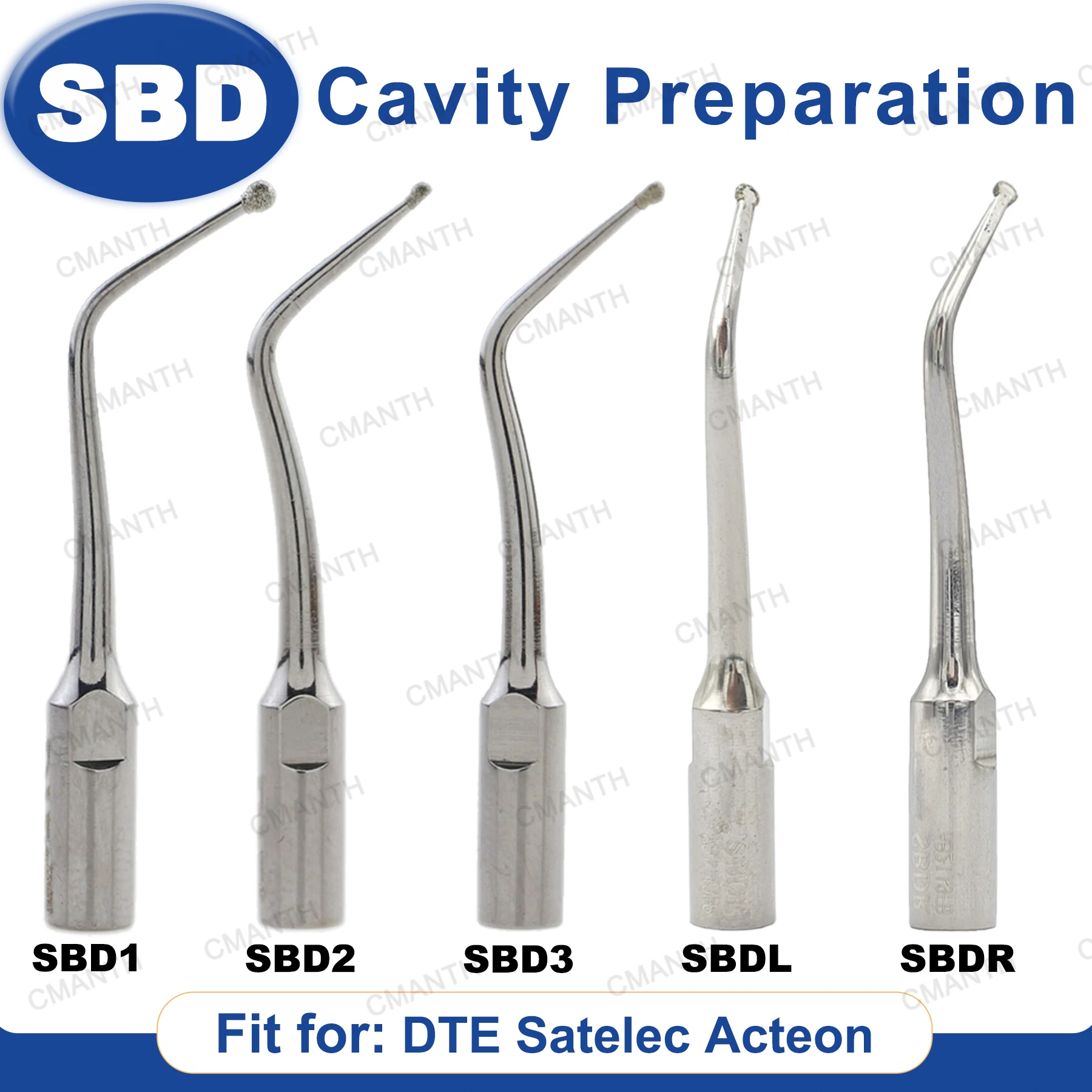 

Dental Ultrasonic Scaler Tips Cavity Shoulder Preparation Scaling Tips fit for DTE NSK Satelec Ultrasonic Scaler Dentistry Tools
