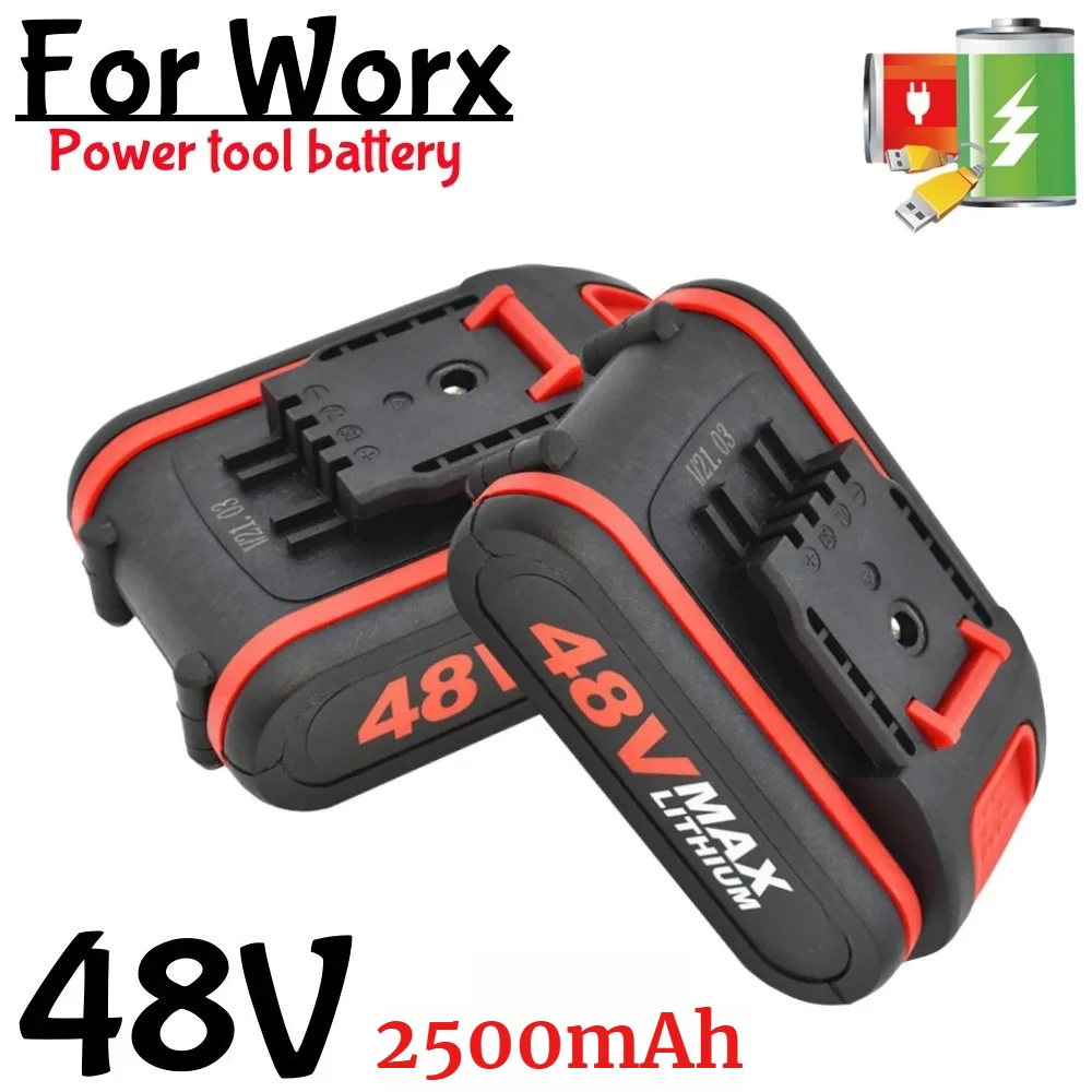 بطارية ليثيوم أيون عالية الطاقة 48 فولت 2500 مللي أمبير في الساعة أدوات كهربائية ومناشير بديلة للبطارية