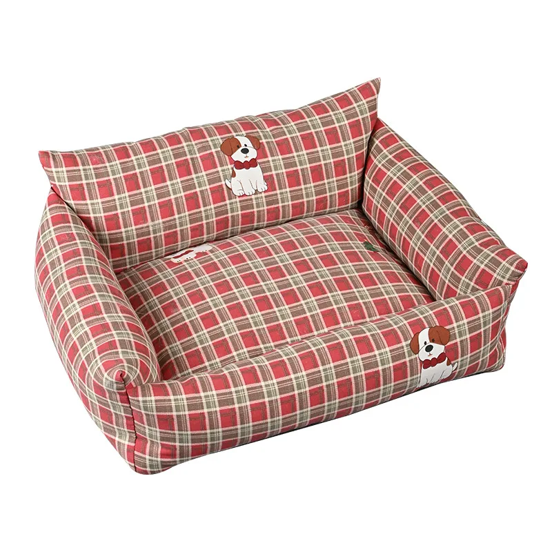 Dog and cat bed suitable for all seasons, dog sofa bed, small dog pet sleeping mat, essential supplies for Bichon Frise dogs