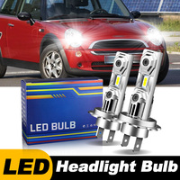 2pcs For Mini Cooper R50 R52 R53 High Power H7 Led Headlight 12000LM Canbus H18 Car Bulb 6000K White Light Lamp Car Accessories