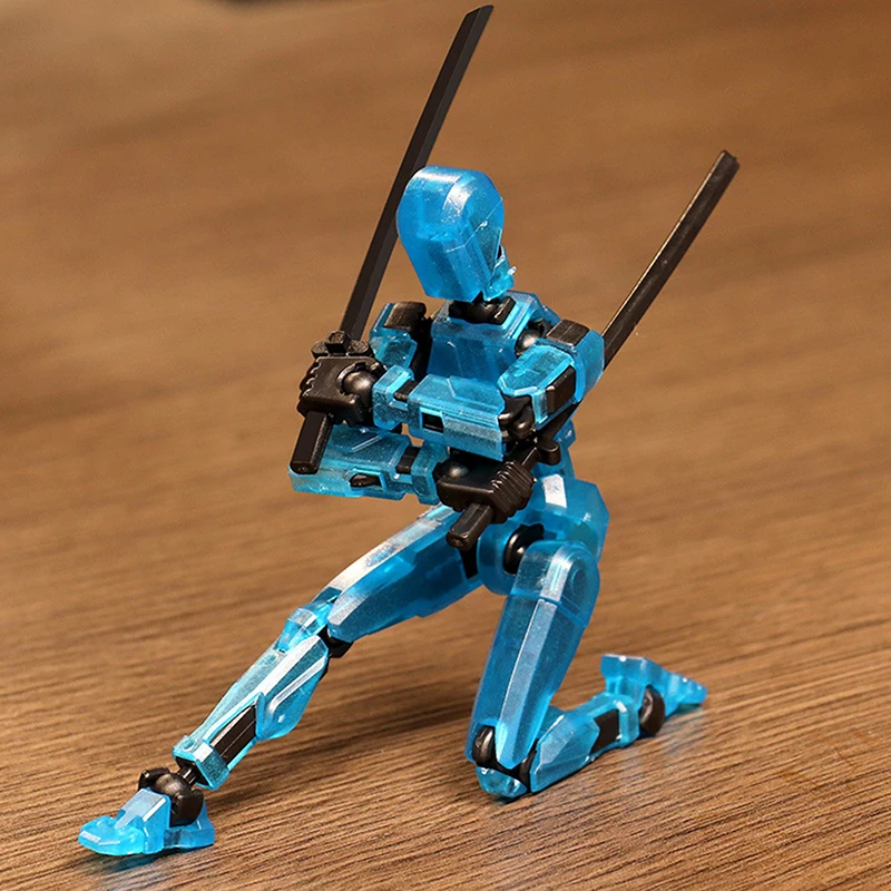 Noctilucent متعدد المفاصل المنقولة Shapeshift روبوت ثلاثية الأبعاد مطبوعة عارضة أزياء دمية عمل أرقام لعب الاطفال الكبار الوالدين والأطفال #5