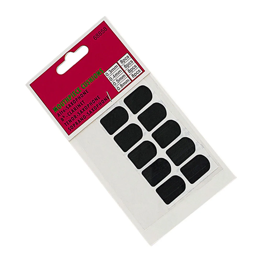 

10 pcs Saxophone Pad For Alto Tenor Sax Blowing Pads Replacement Silicone Cushions Lightweight Mouthpiece Pads Sound Insulation