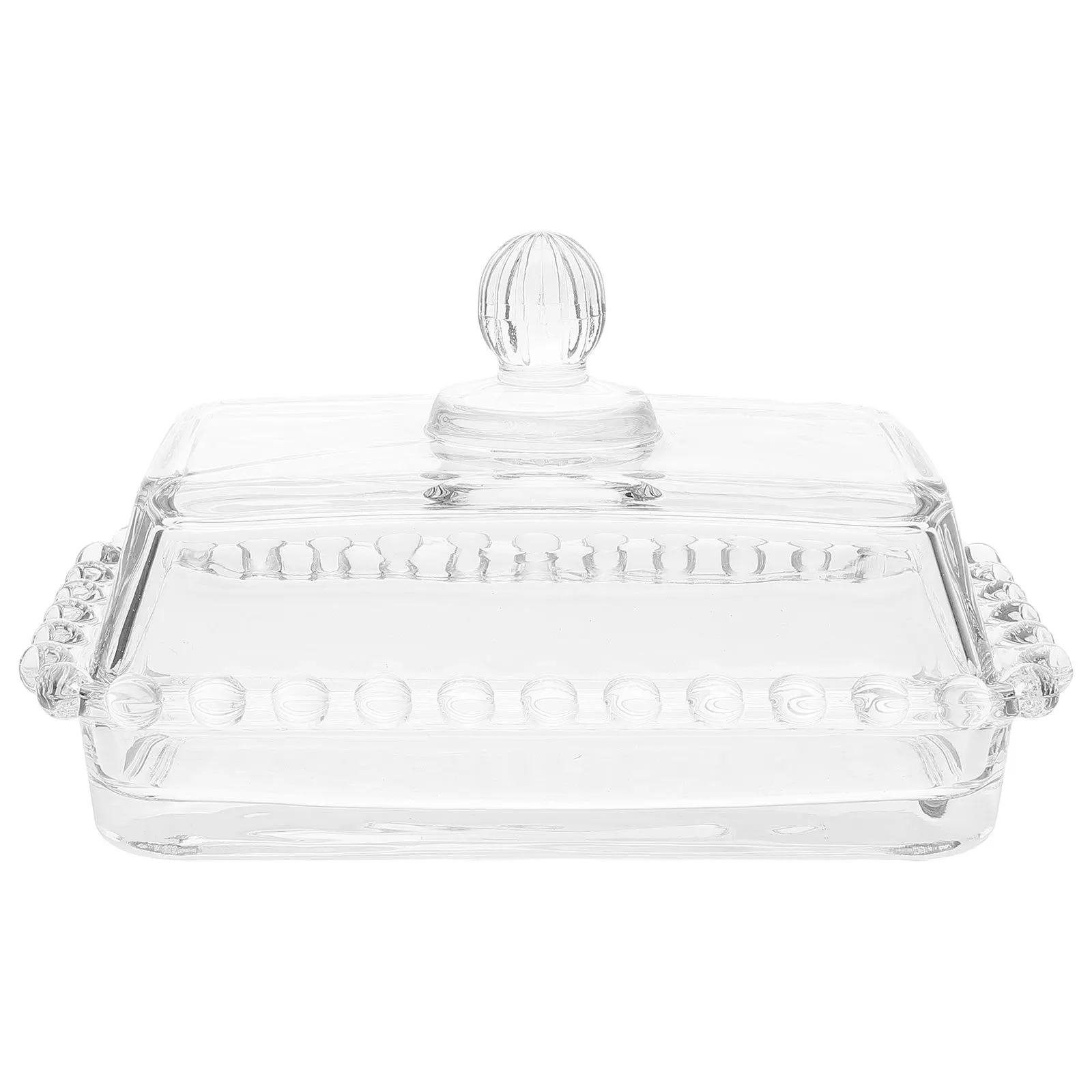 

Стеклянная коробка для масла с куполом, гладкая поверхность, держатель для масла, держатель для хранения сыра, контейнер для кремового сыра в холодильнике