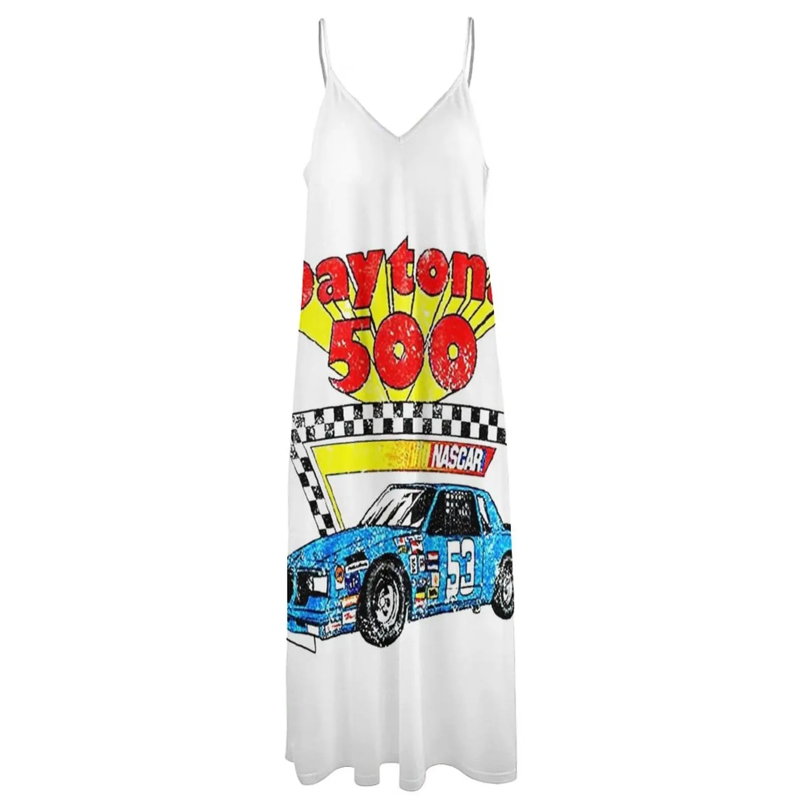 Daytona เสื้อ500วินเทจเสื้อยืดลายกราฟฟิกแขนกุดชุดเดรสวันเกิด