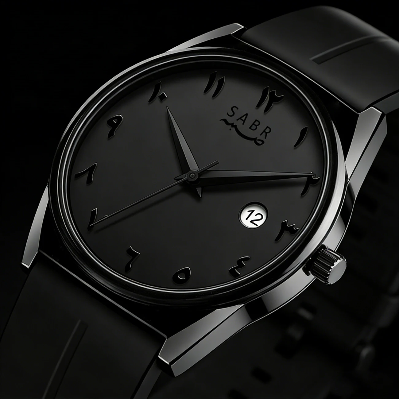 

Мужские кварцевые часы Sabr, часы с арабскими цифрами, мужские деловые часы, водонепроницаемый корпус из сплава 3ATM, силиконовый ремешок, магнитная пряжка