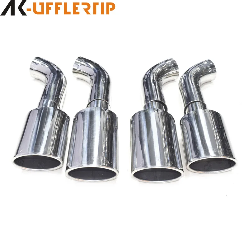 メルセデス・ベンツGクラスG500、G55、G550、改造G63用、16～21年式対応、ステンレス製4本出しエキゾーストテールノズル