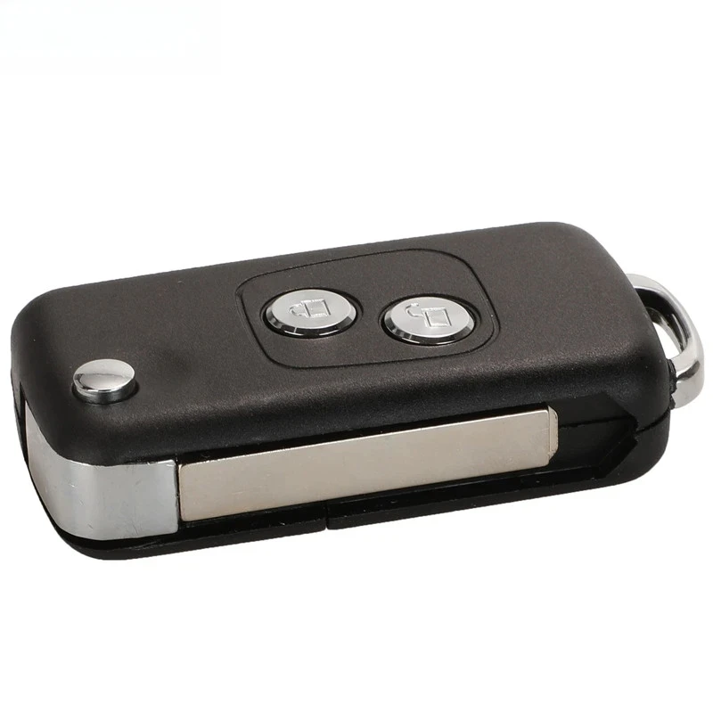 2 BTN Modified Flip Remote Car key Shell for Citroen C1 C2 C3 C4 Picasso Xsara Peugeot 206 306 307 107 207 407 Partner