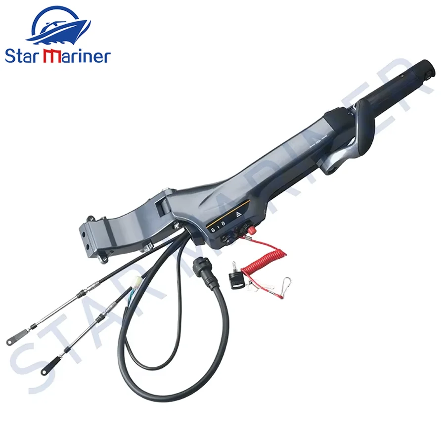 

Руль в сборе для подвесного мотора Yamaha F50 F60 F70 40-75 л.с. 4T (номера деталей: 6X4-42102-43-00, 6X4-42102-24-00, 6X4-42103-5C-00)