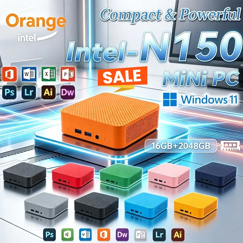 Mini PC Intel Core I9 10980HK Windows 11 Small Pocket Cmputer 16GB RAM 1/2TB SSD WIFI6 BT5.2 4K Desktop PC Gaming Computer