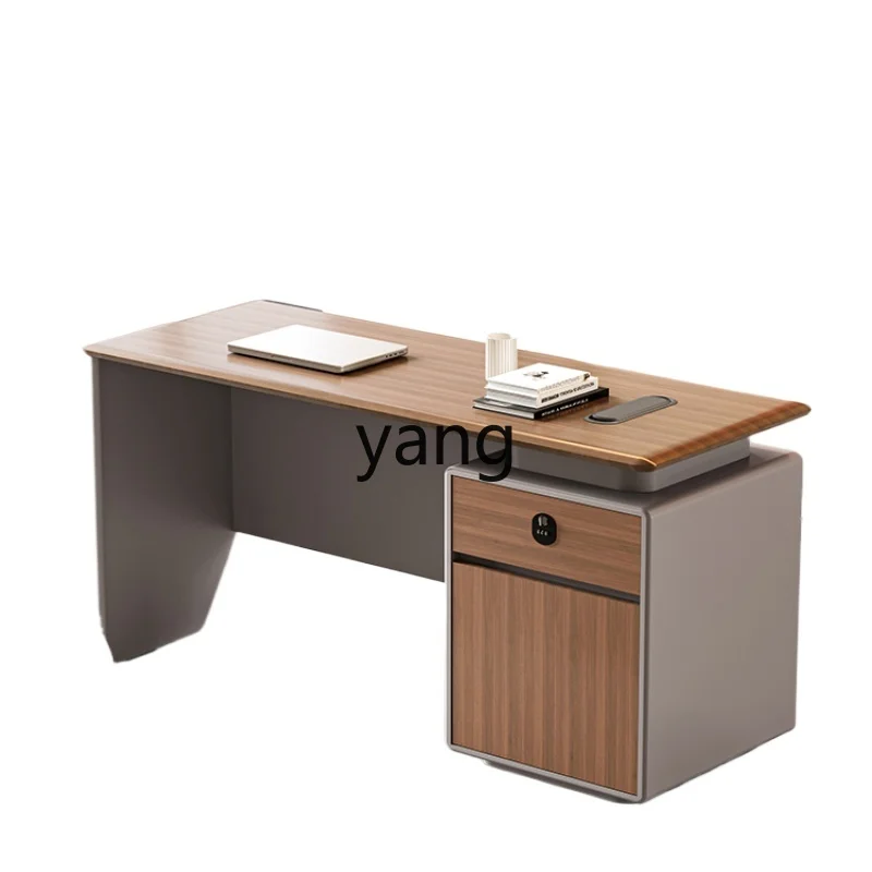 

LTT home desk simple modern general manager study small office computer table and chair combination