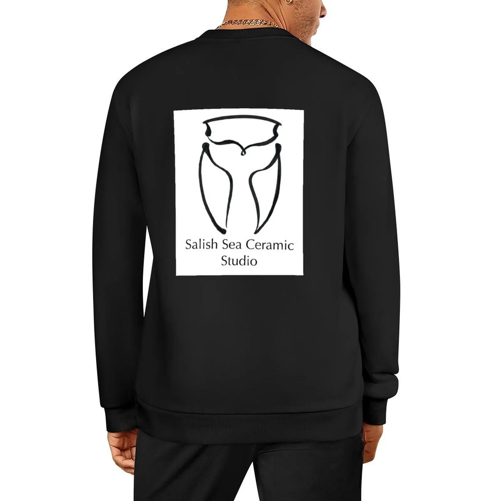 

Salish Sea Ceramic Studio Logo Pullover aesthetic clothing men clothing men's sweat-shirt set clothes for men autumn sweatshirt