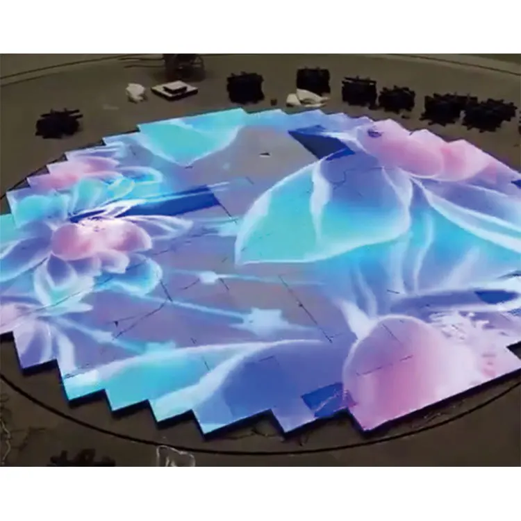 Smart Interactive LED Display Video Tile P2.9 Multi-functional Wall Stand Dance Floor Interactive Interactive Dance Floor