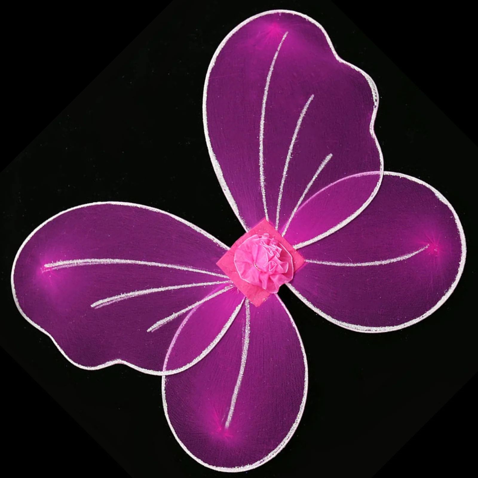 Girls Butterflies Wings Fairy Wing Costume Random Dress Up Fairy Wings Prop Girls Dress Up