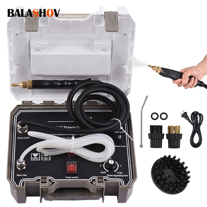 منظف البخار ارتفاع درجة الحرارة والضغط آلة تنظيف البخار المضغوطة متعددة الأغراض نبض الضغط العالي 110 فولت/220 فولت