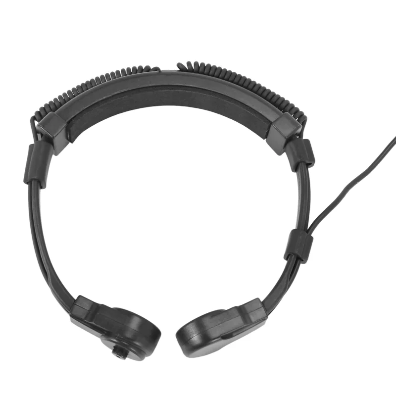 A45U 2X micro de gorge Miniphone Tube acoustique caché écouteur casque pour Motorola Radio bidirectionnelle