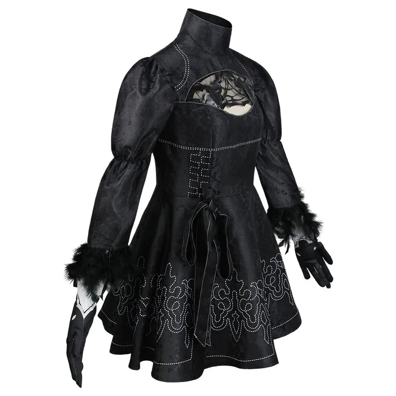 2025 Nier Automata Cosplay Costume Yorha 2B sexy Outfit Games Suit Women Role Play Costumes Girls Halloween Party Fancy Dress Pa