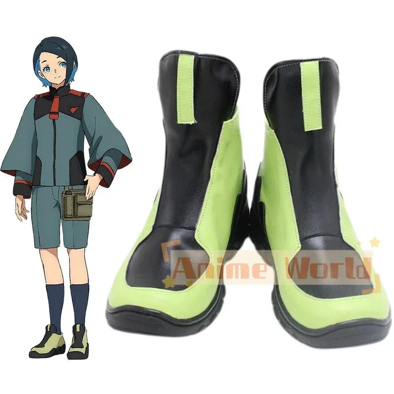 

Мобильный костюм Gundam: The Witch From Mercury Nika Nanaura Обувь для косплея Хэллоуин Карнавальные сапоги на заказ