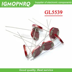 20pcs 5539 light dependent resistor photoresistor resistor GL5539 5mm photosensitive resistance 35512 IGMOPNRQ