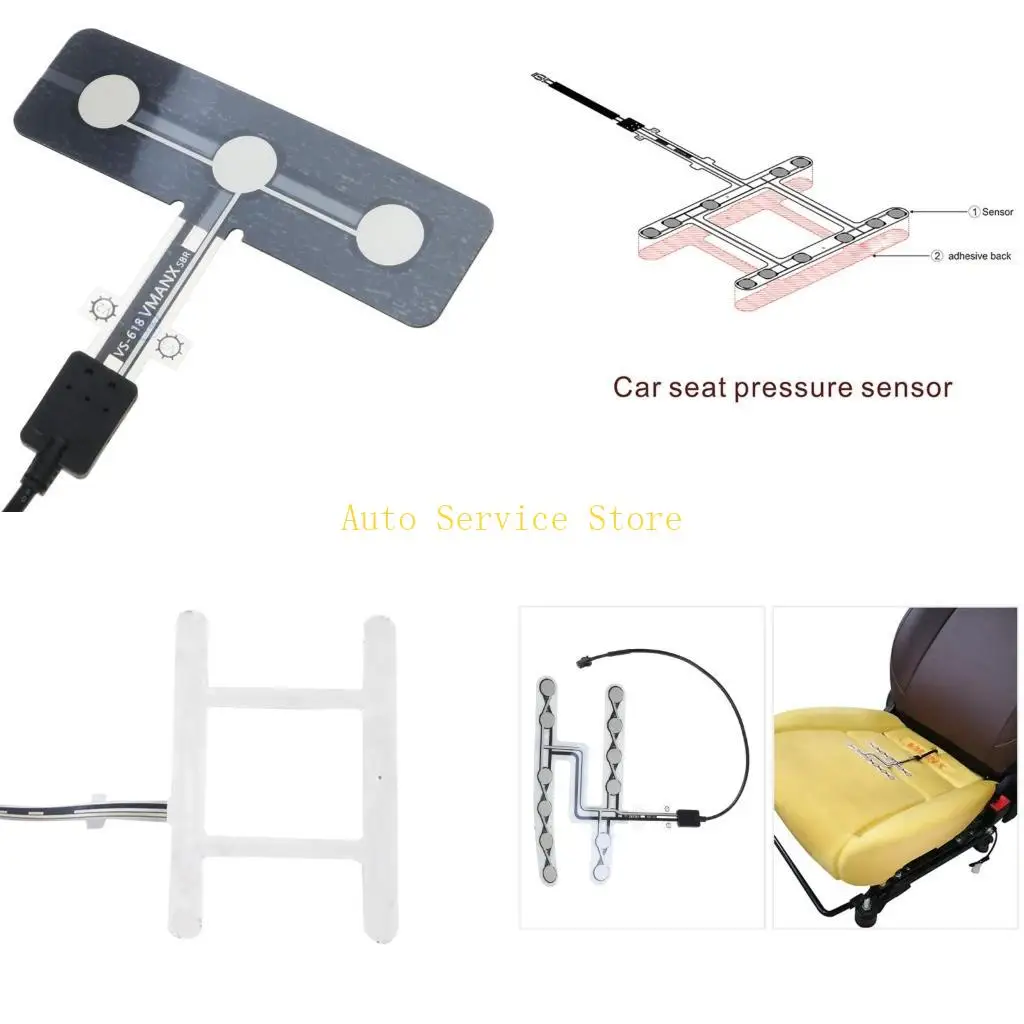 Car Seat Pressure Sensor Universal Occupied Seated Alarm Starter Switch Safety Belt Warning Reminder Pad Fast Response