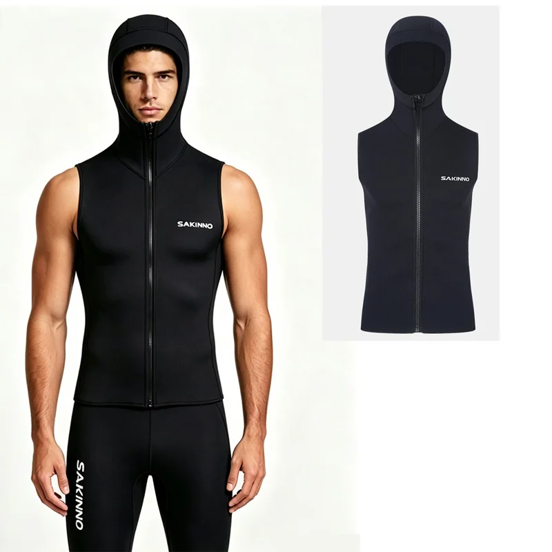 mens-hooded-wetsuit-vest-wetsuit-pants-3mm-neoprene-wet-suit-jacket-sleeveless-front-zip-diving-surfing-suits