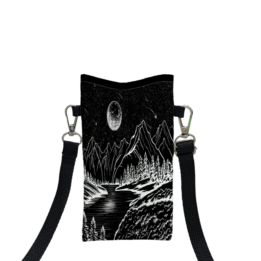 

Чехол для телефона «Око и Солнце Луна» со шнурком, сумка через плечо с изысканным узором и принтом, чехол для мобильного телефона5.16