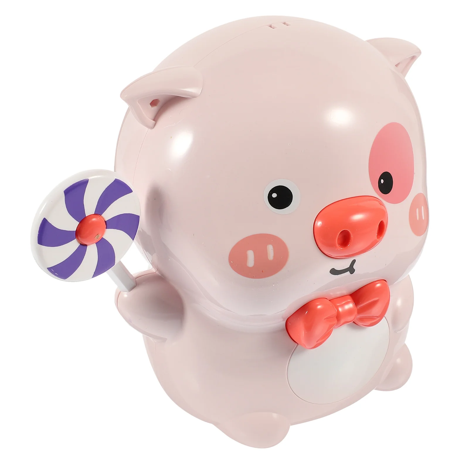 Adorable tirelire Abs dessin animé cochon banque de pièces sucette clé économie d'argent pot décoration de bureau pour enfants anniversaire cadeau de noël