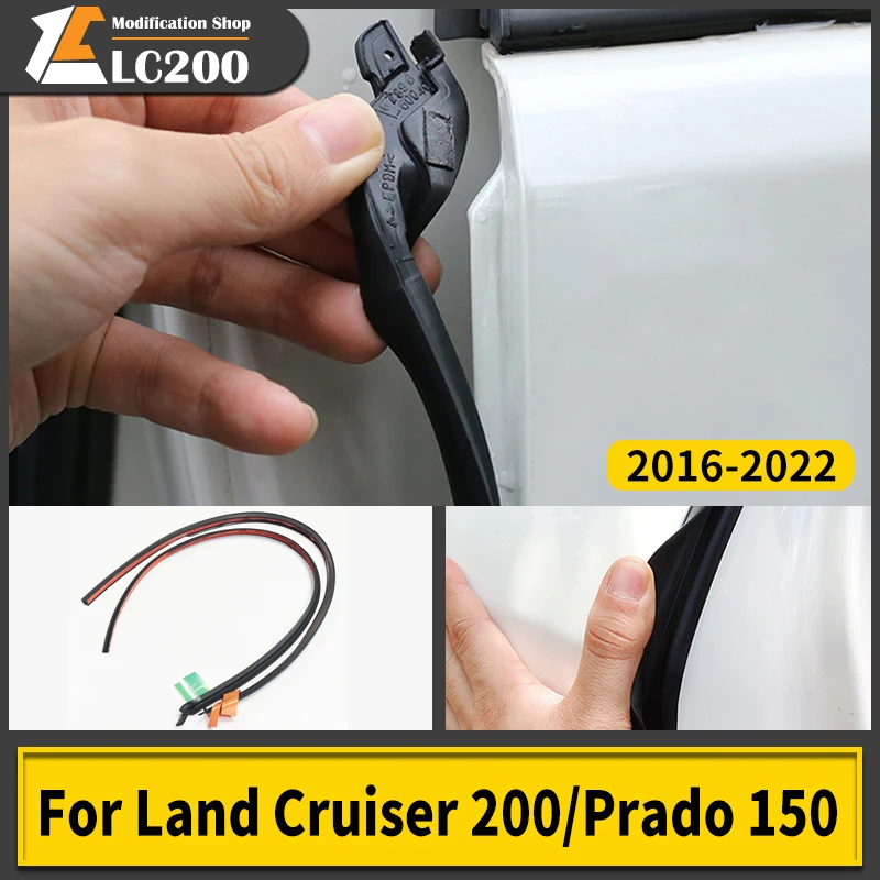 For Toyota Land Cruiser 200 Prado 150 Car Door B pillar Sealing Strip LC150 LC200 Exterior Modification Accessories 2023 2020