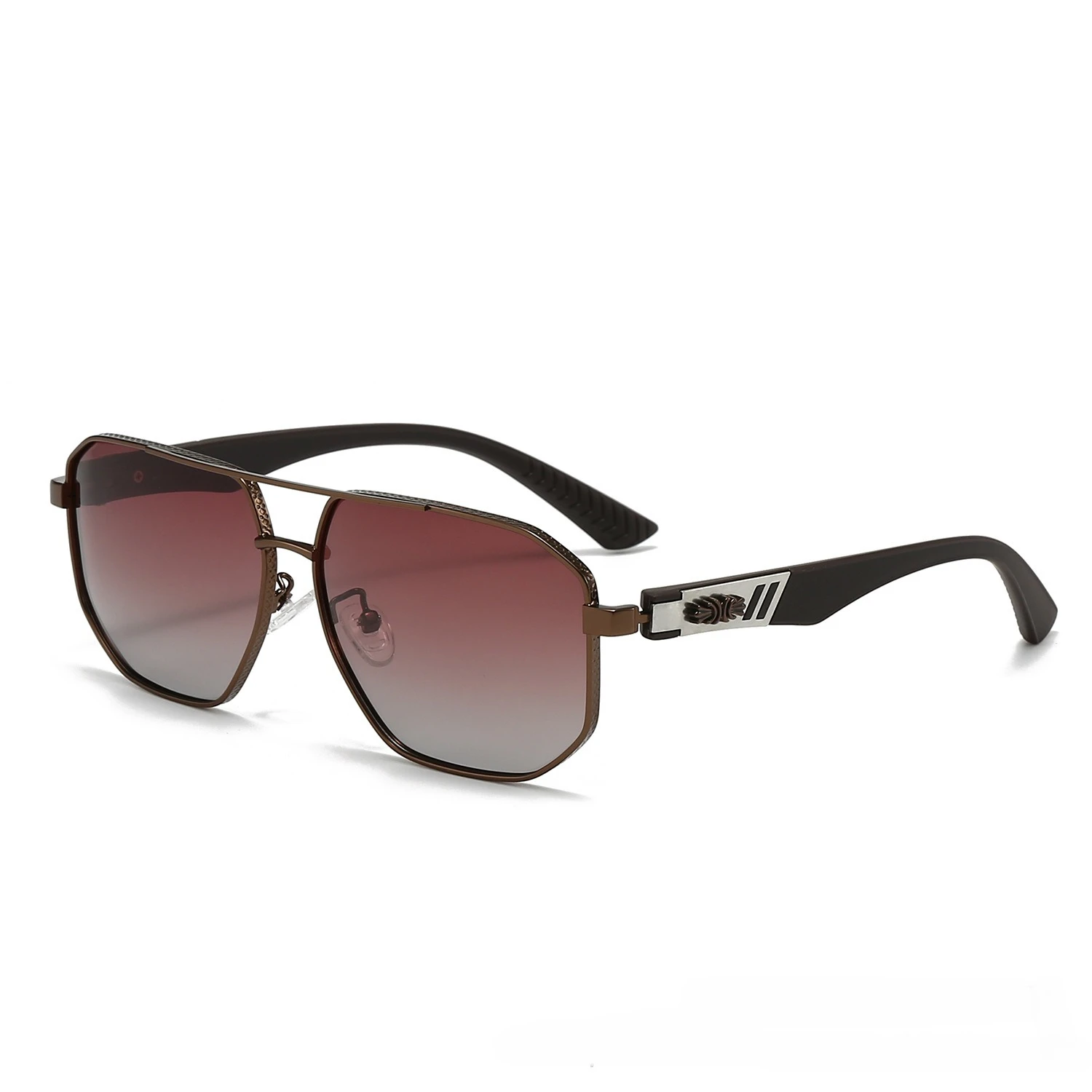 

Luxury Metal Frame Polarized Sunglasses - UV400 Protection for Driving & Travel - Trendy Unisex Designer Shades