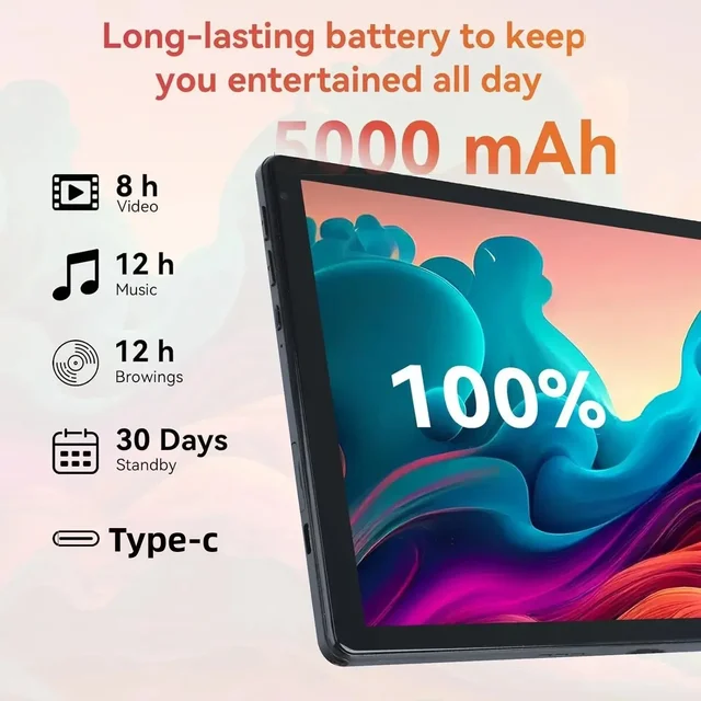 10 Inch Android 15 Tablet 8 Core Tablets 24(4+20)GB+128GB 1TB Expansion WiFi6 5MP+8MP Stylus Keyboard Mouse Headphone PC PAD Set 3 10 Inch Android 15 Tablet 8 Core Tablets 24(4+20)GB+128GB 1TB Expansion WiFi6 5MP+8MP Stylus Keyboard Mouse Headphone PC PAD Set 3