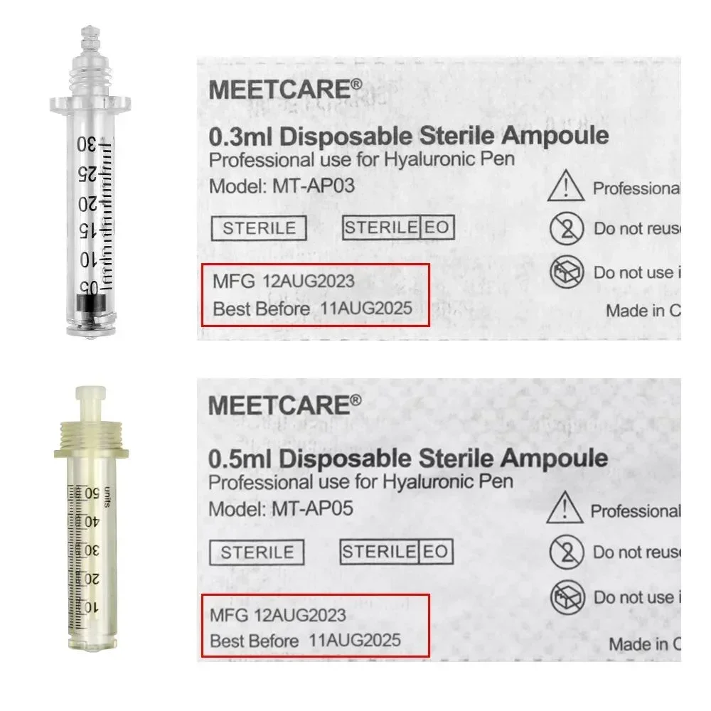 0,3/0,5 ml Hyaluronsäure-Stift, einstellbarer Druck, Zerstäuber, reduziert Hautunreinheiten, Falten, verdickende Lippen, Hyaluron-Spritze ohne Nadel