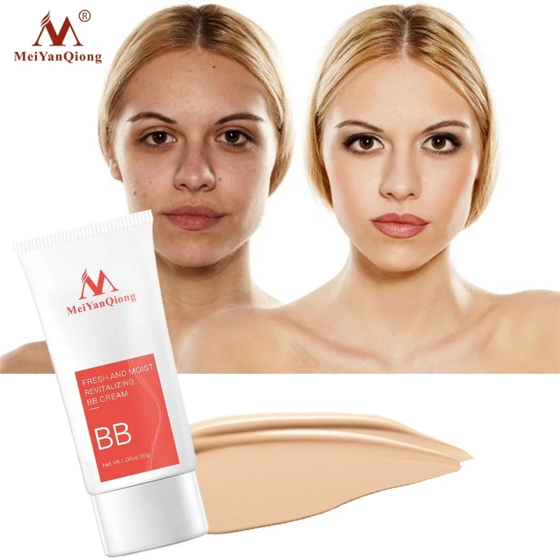 MeiYanQiong Fresh Rejuvenating Moisturizing BB Cream Face Concealer Sunscreen Oil Control Oil Firming Skin