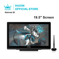 HUION Kamvas 20 19.5 inch Battery-free Graphics Tablet Monitor IPS With AG Glass 120%sRGB Pen Tablet Monitor
