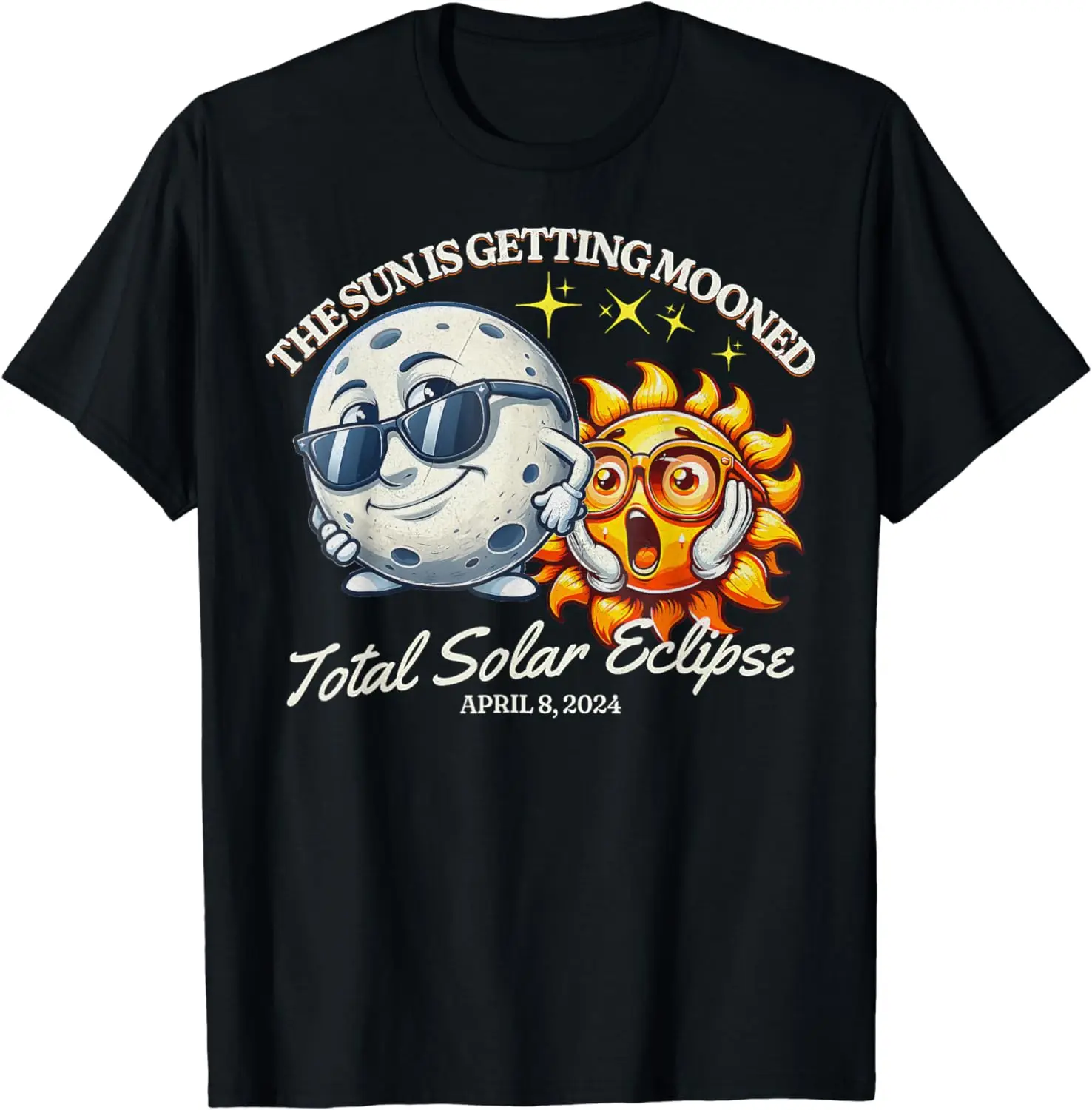 

Funny Solar Eclipse April 2024 Sun Is Getting Mooned T-Shirt