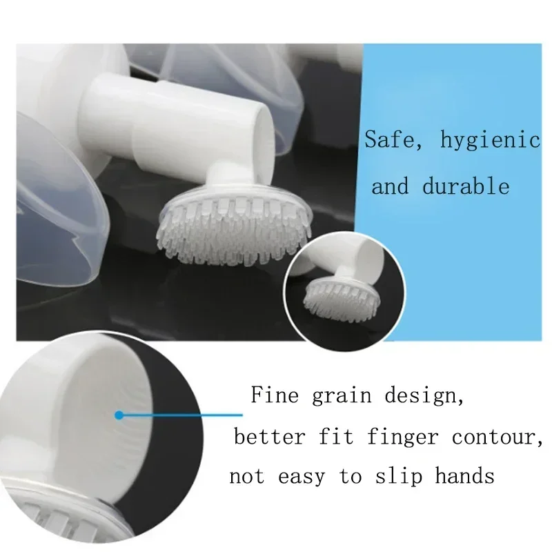 1Pcs 100ml-250ml Empty Foaming Bottles with Silicone Foam Massage Brush Head Facial Cleanser Pump Dispenser Travel Containers