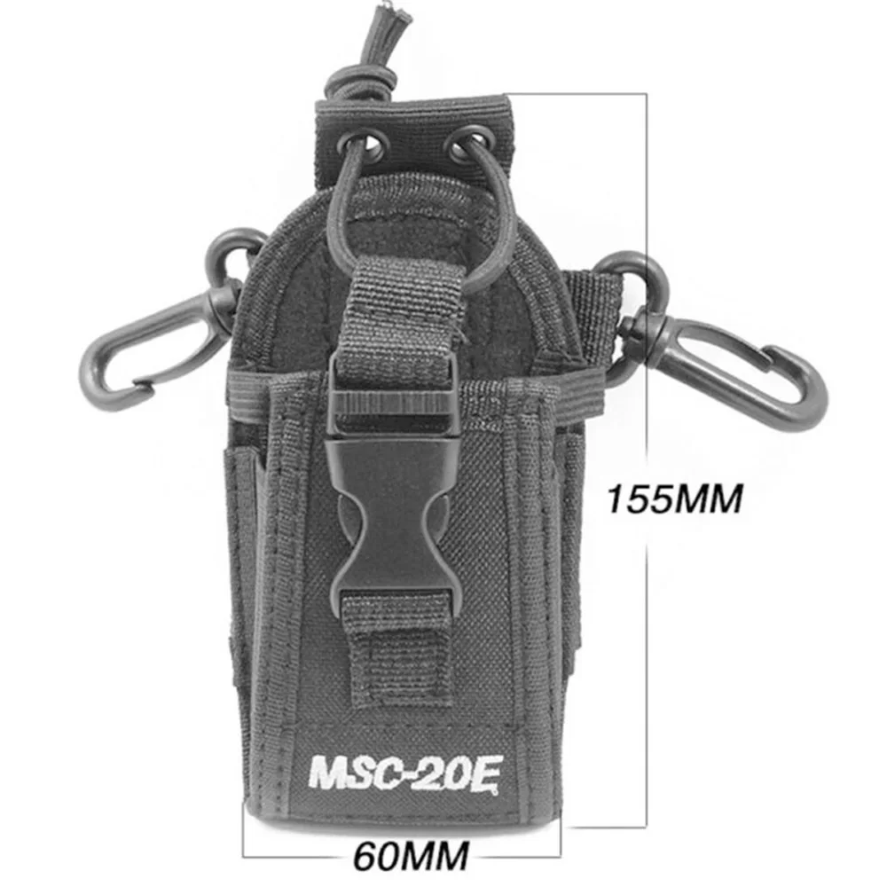 DulRadio-Poudres de chasse Walperforated Talkie Holder, Interphone, Face Bag, Molle Nylon Magazine, Poudres de poche pour BaoFeng