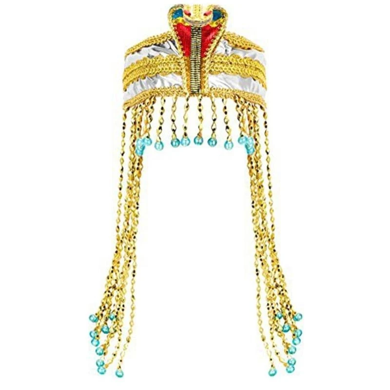 Cosplay Egyptian Snake Hair Hoop Cosplay Headband Halloween Party Headwear