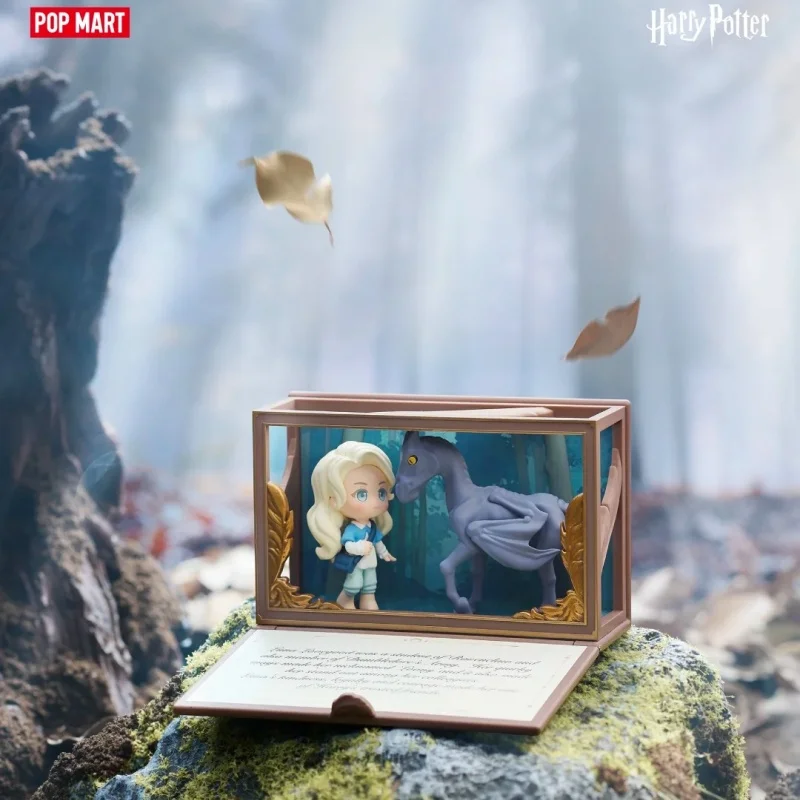 جديد حقيقي بوبمارت هاري بوتر هوجورتس شخصية سجلات سلسلة المشهد تمثال صندوق أعمى هدية عصرية هدايا عيد الميلاد