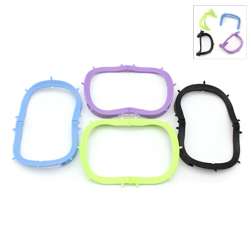1 Pcs Collapsible Rubber Barrier Face Bow Rubber Barrier Bracket Dental Surgery Oral Barrier Tool Collapsible Plastic Bracket