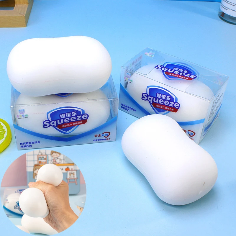 Squishy-Seife, Partygeschenke, Geschenke, simulierte Seife, Anti-Stress-Fidget-Spielzeug, Squishy-Seife, Desktop-Zubehör, Geburtstagsparty-Geschenke, S