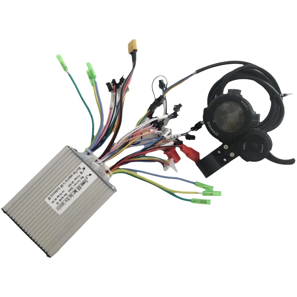 AliExpress Lazy Dual Drive Controller with LCD Display 25A +25A in 1 Piece For Motor 36V 48V 60v 800W 1000W 1200w