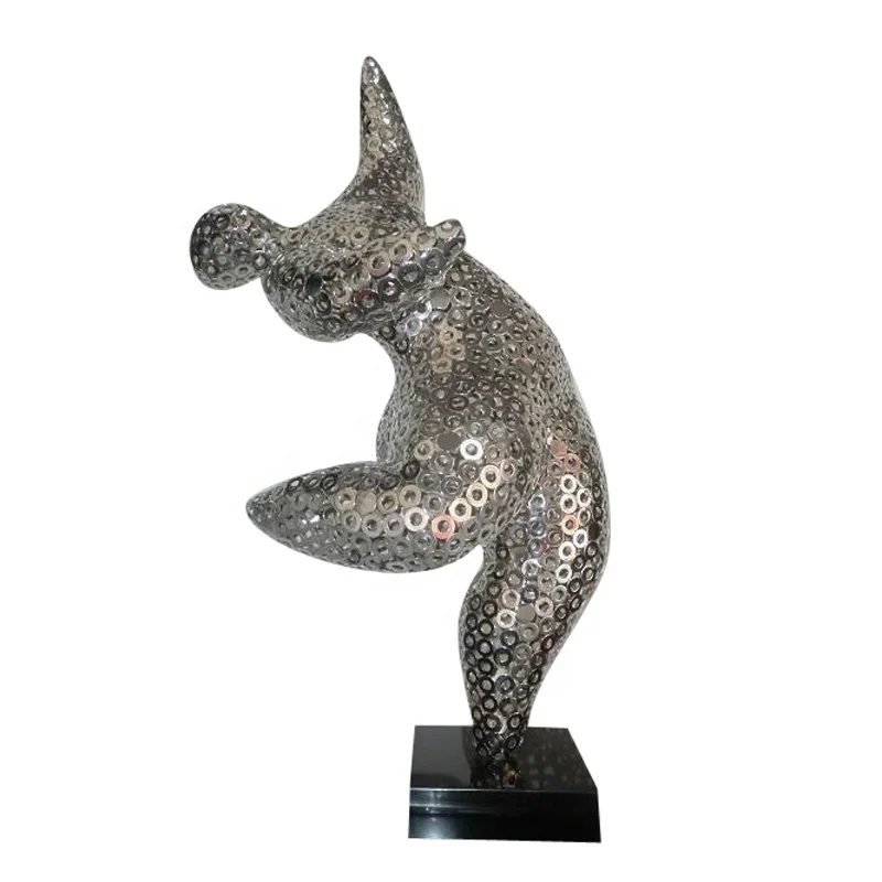 

Manufacturer Custom Sporting Female Figure Metal Sculpture For Hotel Lobby