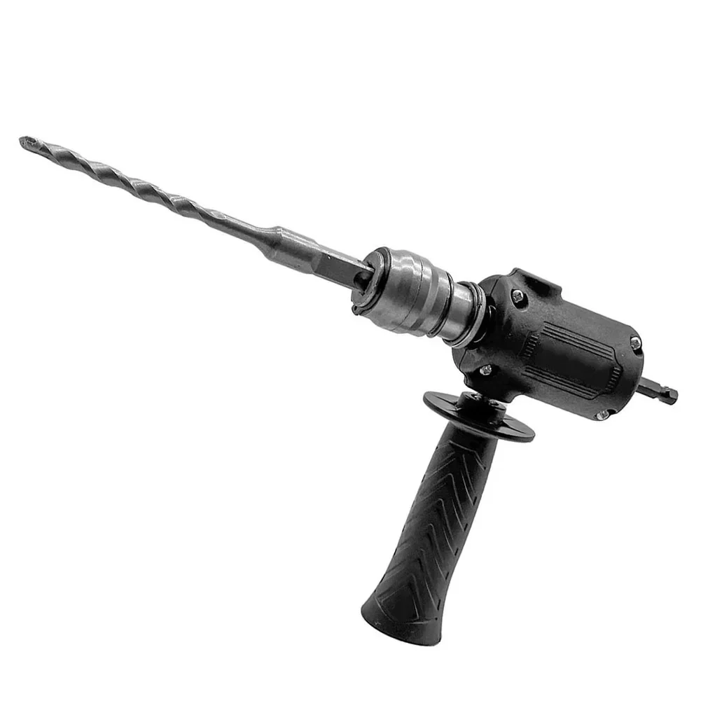 Broca Elétrica para Martelo Adaptador de Metal para Mão Broca Elétrica para Cabeça de Conversão de Broca de Martelo com Broca