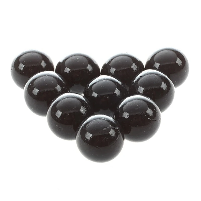 80 Pcs Marbles 16Mm Glass Marbles Knicker Glass Balls Decoration Color Nuggets Toy Black And White