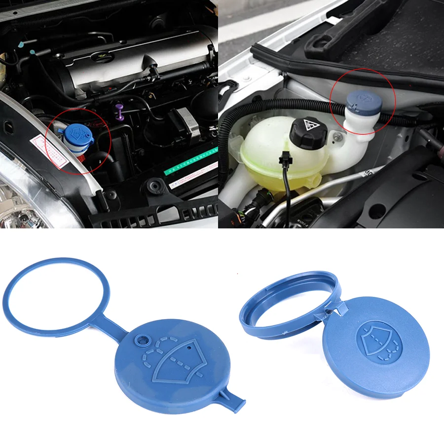 

1Pc Car Windscreen Washer Bottle Cap Lid 6,Water Cover For Peugeot 106 205 206 306 307 406 806 Citroen C2 643238/643230