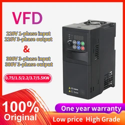 0.75/1,5/2.2/3.7/5.5KW VFD SU600 Frequency Converter For Motor 1PH-3PH 220V or 380V 3PH-3PH AC Drive VFD Frequency Inverter